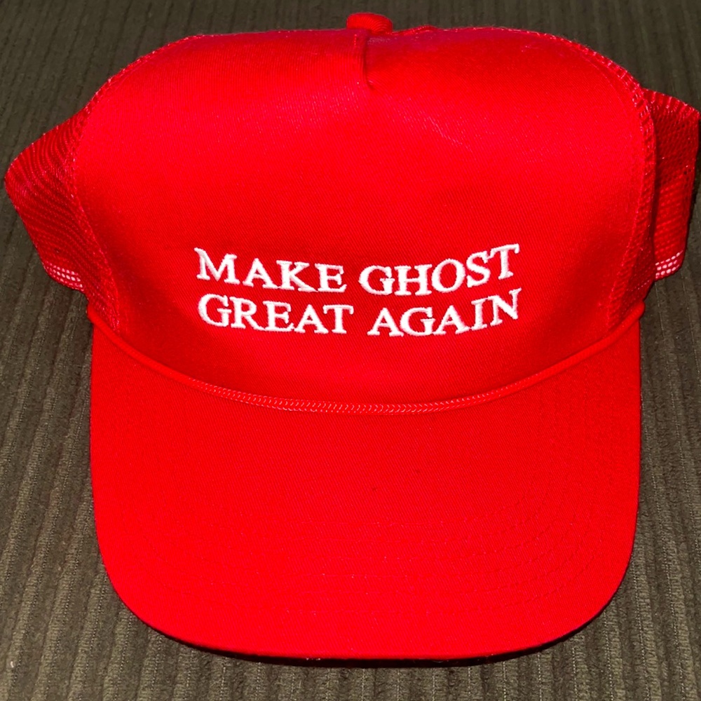 MAGA style “ make ghost great again “ Parrish brewing hat